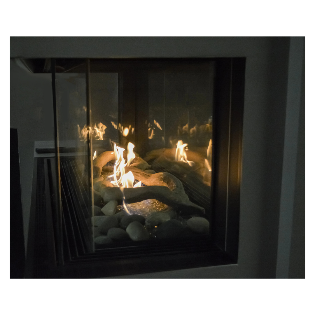 Lyon – 4 Sided See Through Gas Fireplace