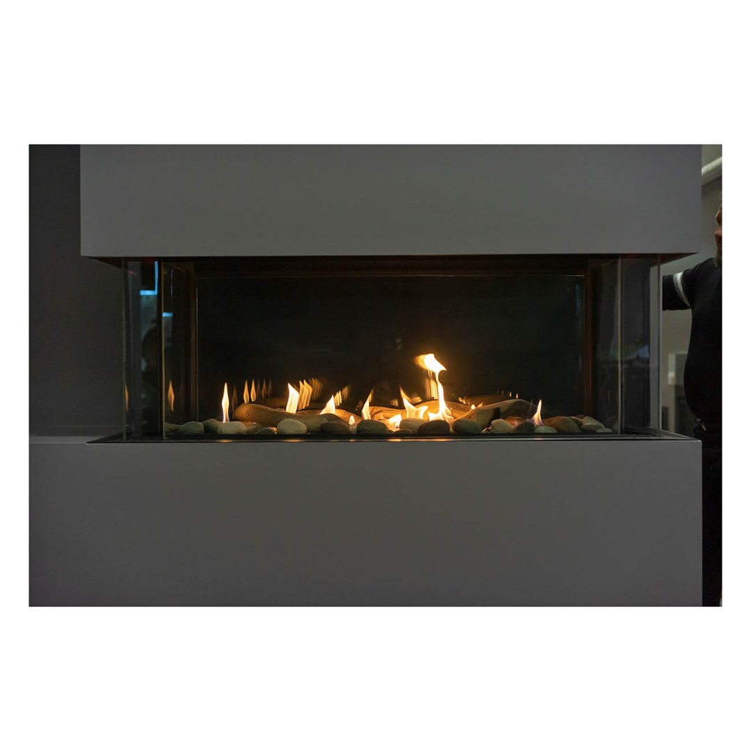 Lyon – 4 Sided See Through Gas Fireplace