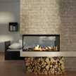 Lyon – 4 Sided See Through Gas Fireplace