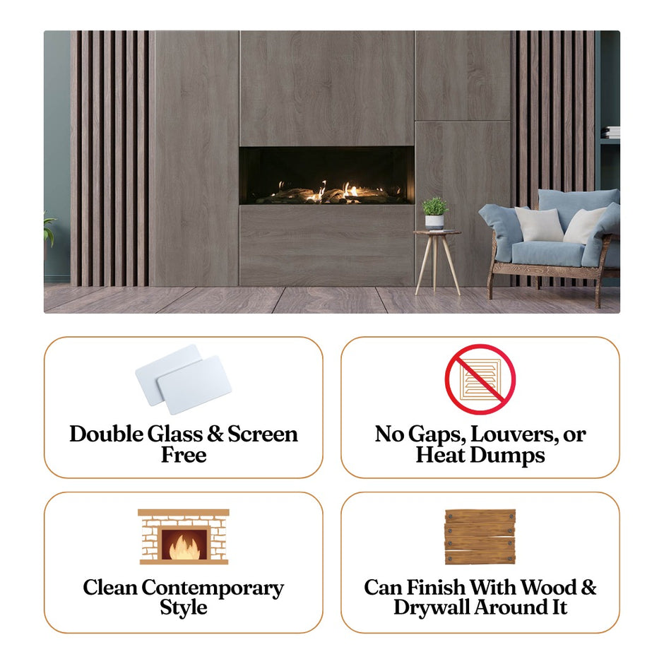 Vienna – Linear Style Gas Fireplace