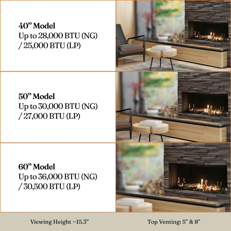 Vienna – Linear Style Gas Fireplace