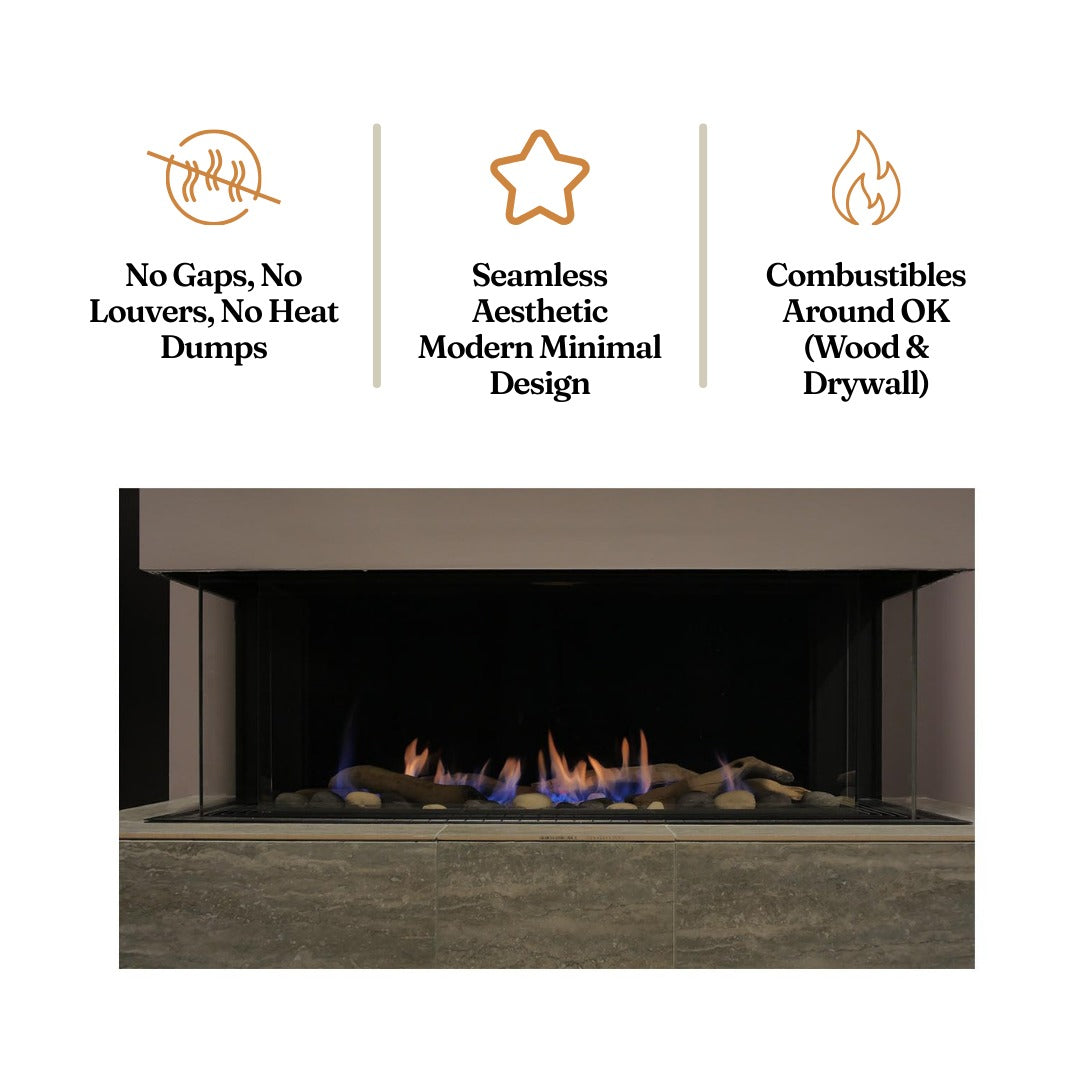 Toscana – 3 Sided Peninsula Gas Fireplace