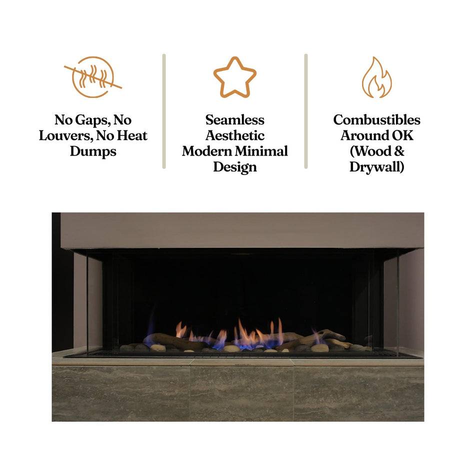 Toscana – 3 Sided Peninsula Gas Fireplace