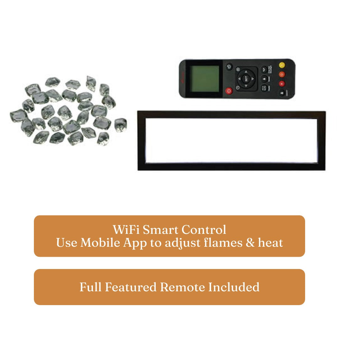 Amantii TRD Xtra Slim Electric Fireplace