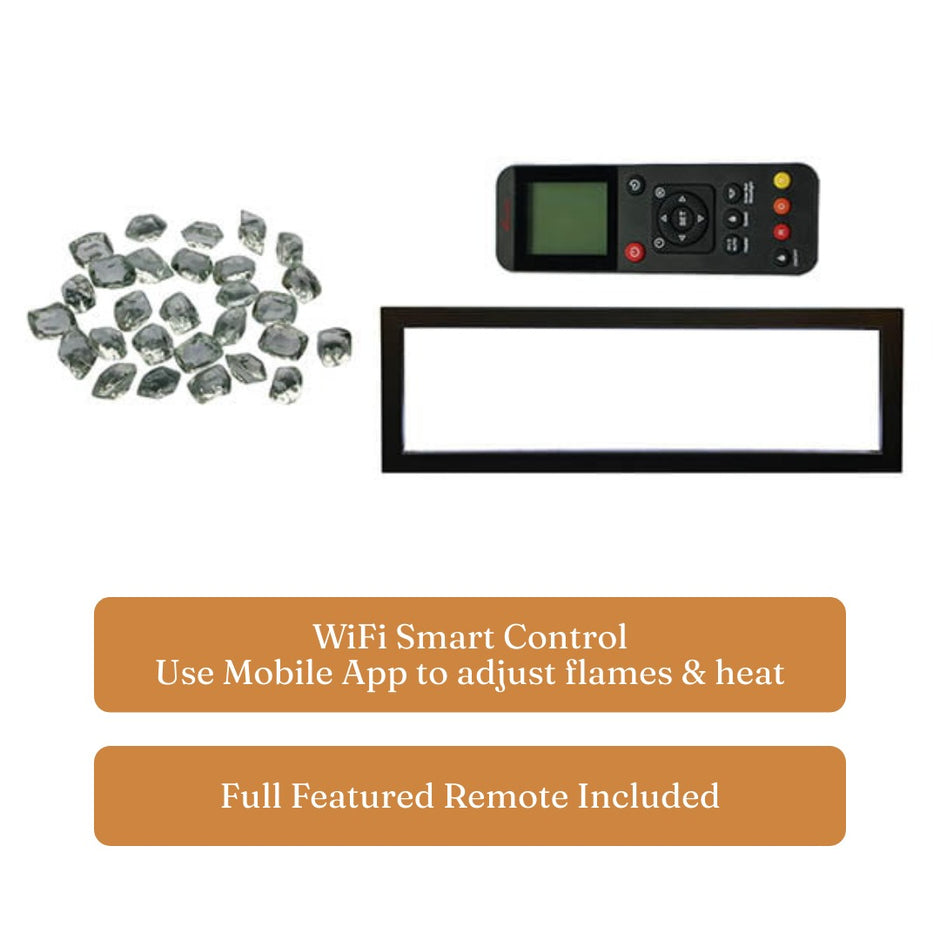 Amantii TRD Xtra Slim Electric Fireplace