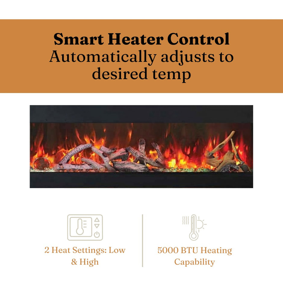 Amantii TRD Xtra Slim Electric Fireplace