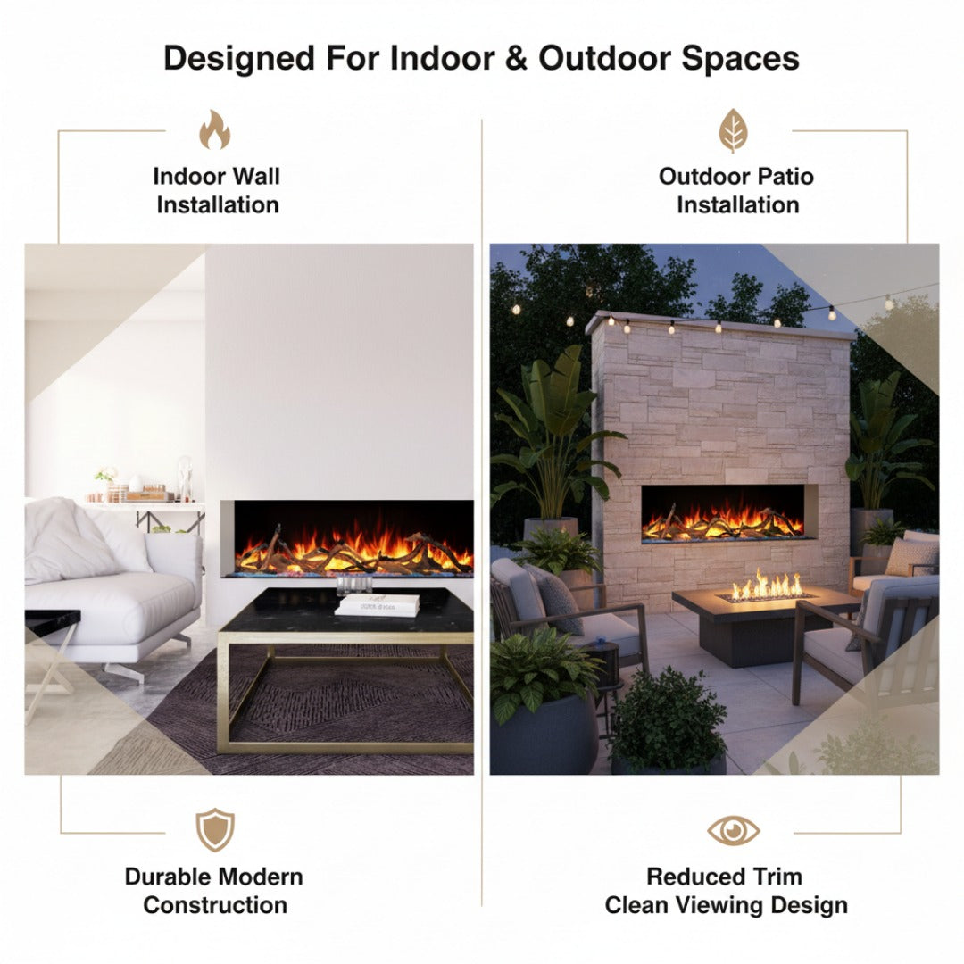 Amantii TruView Bespoke Electric Fireplace