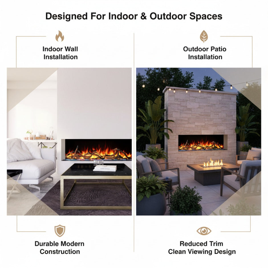Amantii TruView Bespoke Electric Fireplace