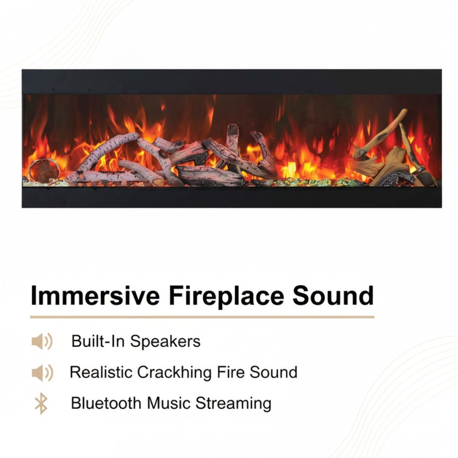 Amantii Symmetry Bespoke Electric Fireplace