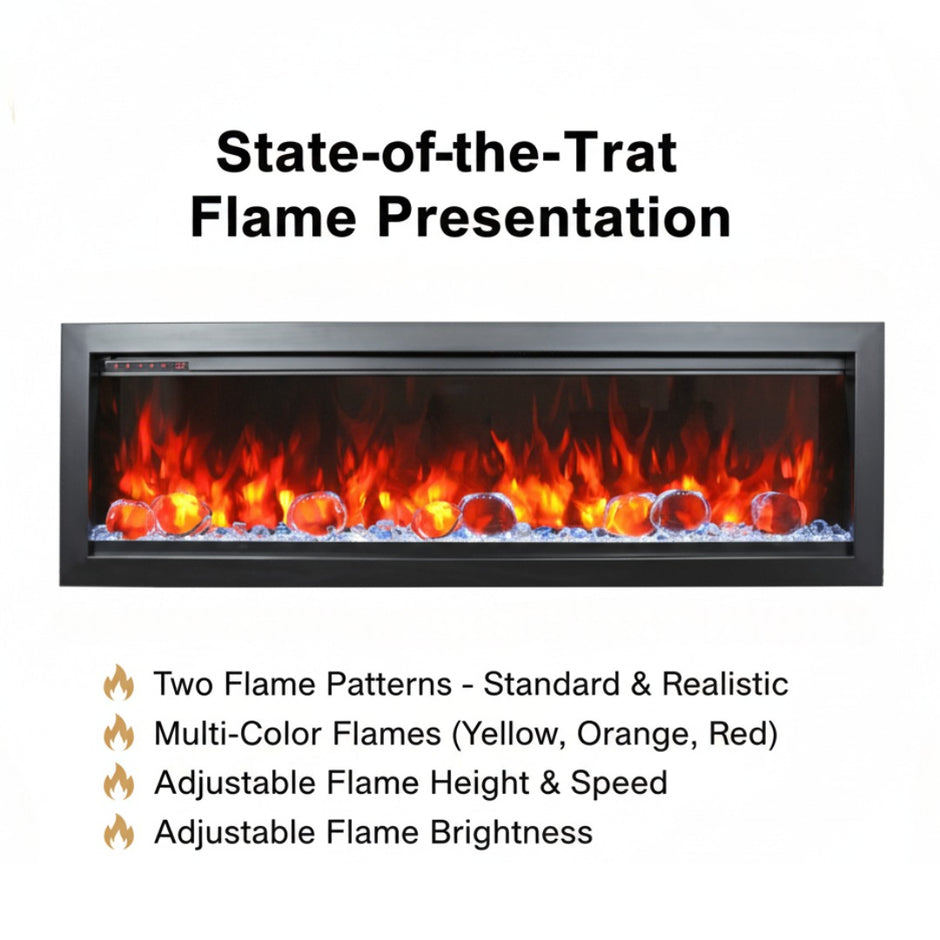 Amantii Symmetry Bespoke Electric Fireplace