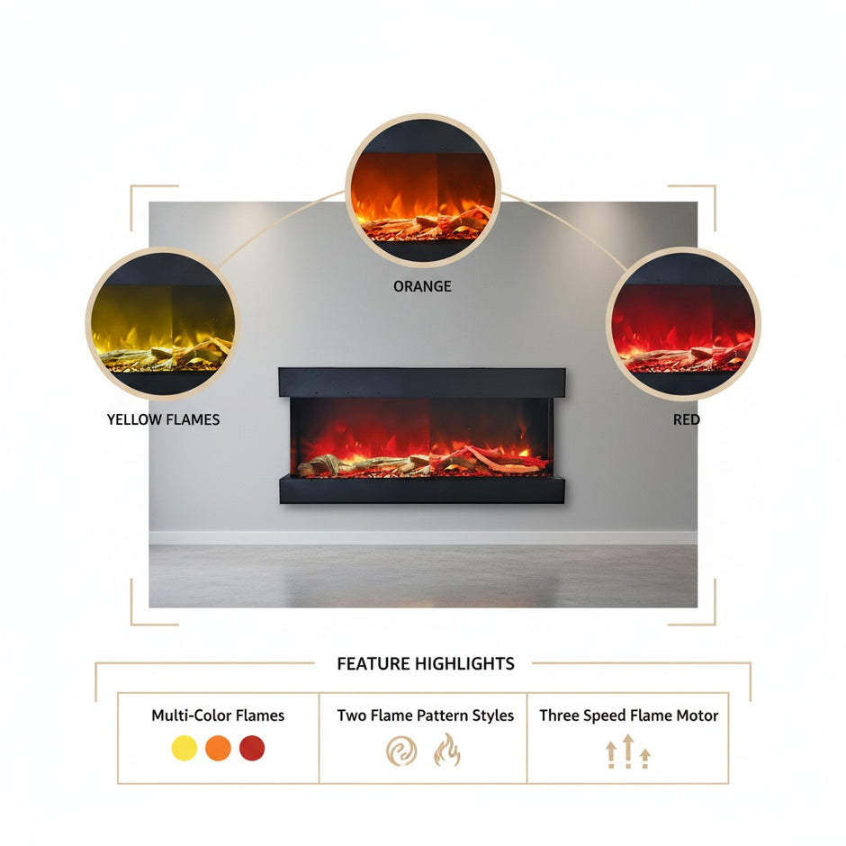 Cube 2025WM Freestand Electric Fireplace