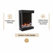 Cube 2025WM Freestand Electric Fireplace