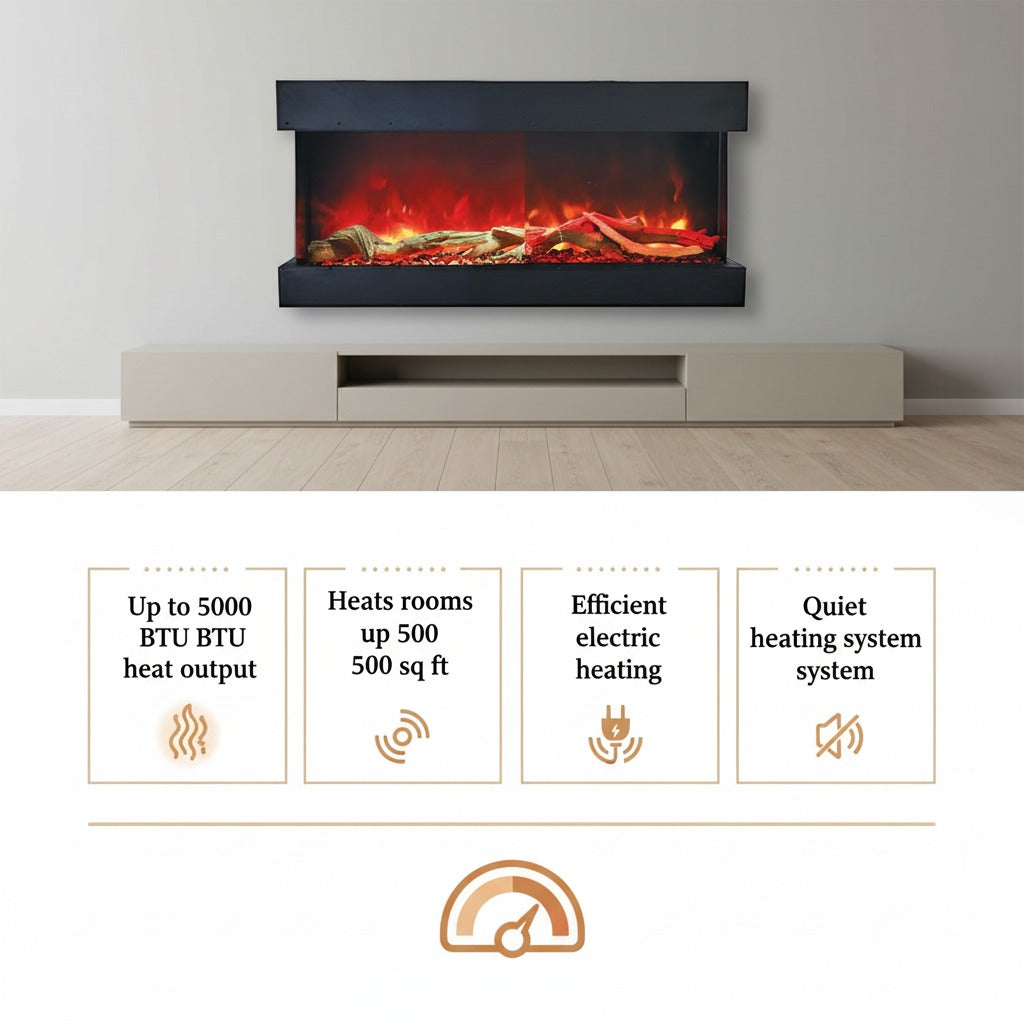 Cube 2025WM Freestand Electric Fireplace