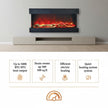 Cube 2025WM Freestand Electric Fireplace