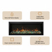 Amantii Symmetry Bespoke Xtra Tall Electric Fireplace