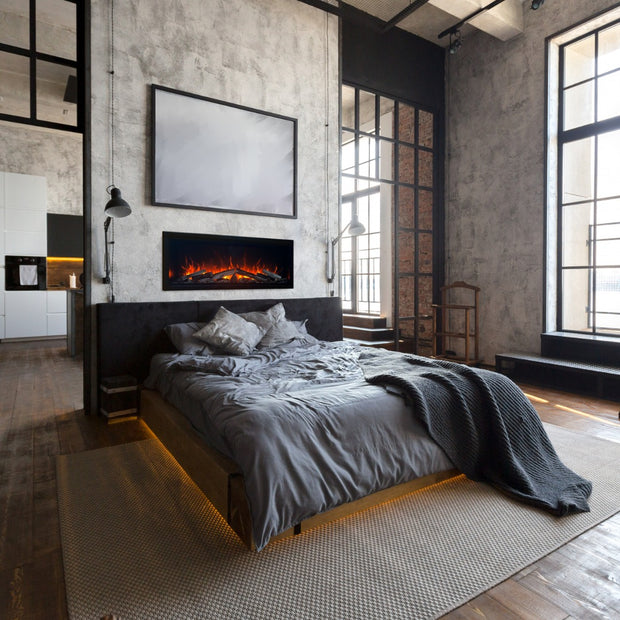 Amantii Symmetry Bespoke Xtra Tall Electric Fireplace