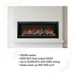 Amantii Symmetry Bespoke Xtra Tall Electric Fireplace