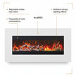 Amantii Symmetry Bespoke Xtra Tall Electric Fireplace