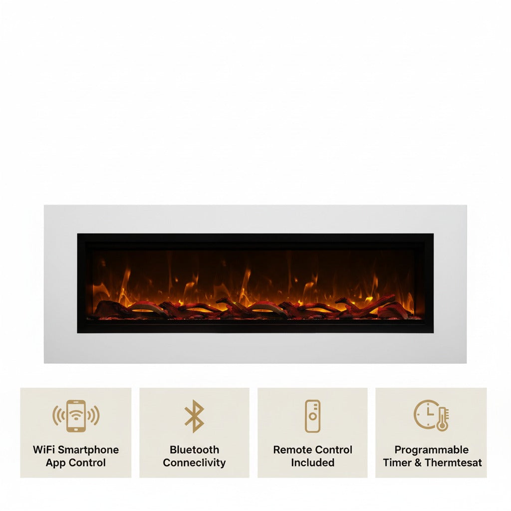 Amantii Symmetry Bespoke Xtra Tall Electric Fireplace