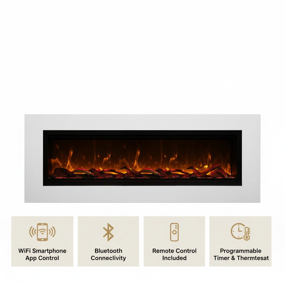 Amantii Symmetry Bespoke Xtra Tall Electric Fireplace