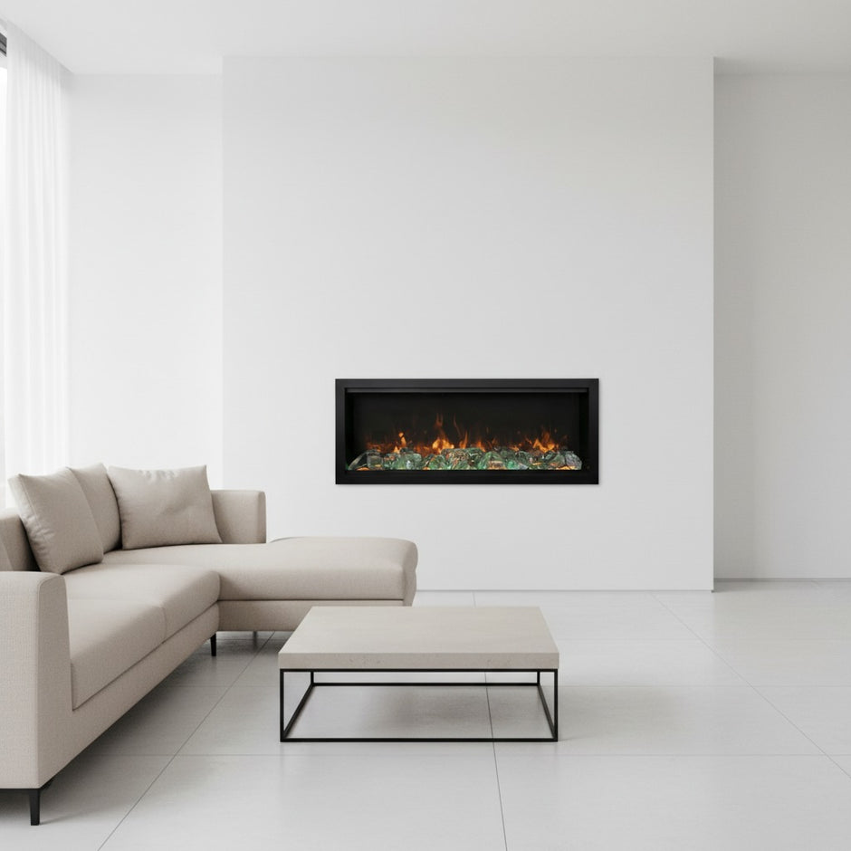 Amantii Symmetry Bespoke Xtra Tall Electric Fireplace