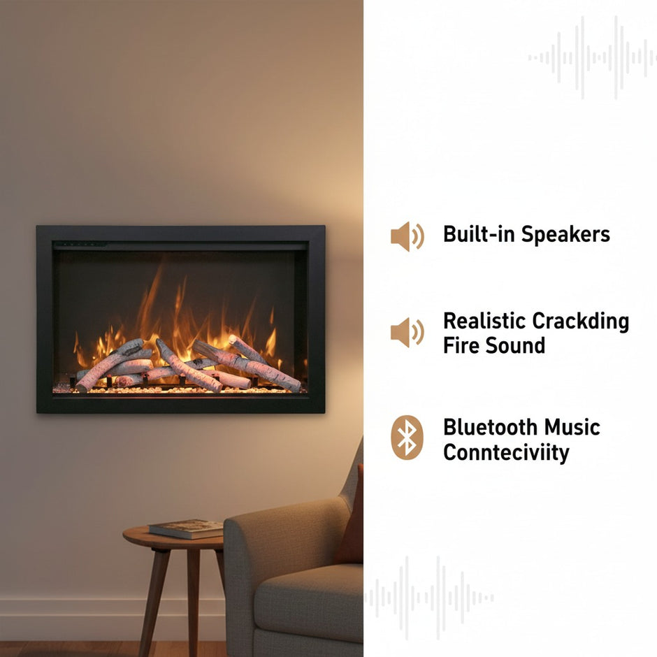 Amantii TRD Electric Fireplace
