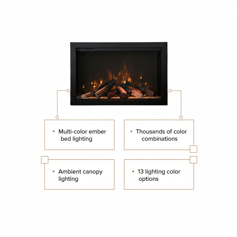 Amantii TRD Electric Fireplace