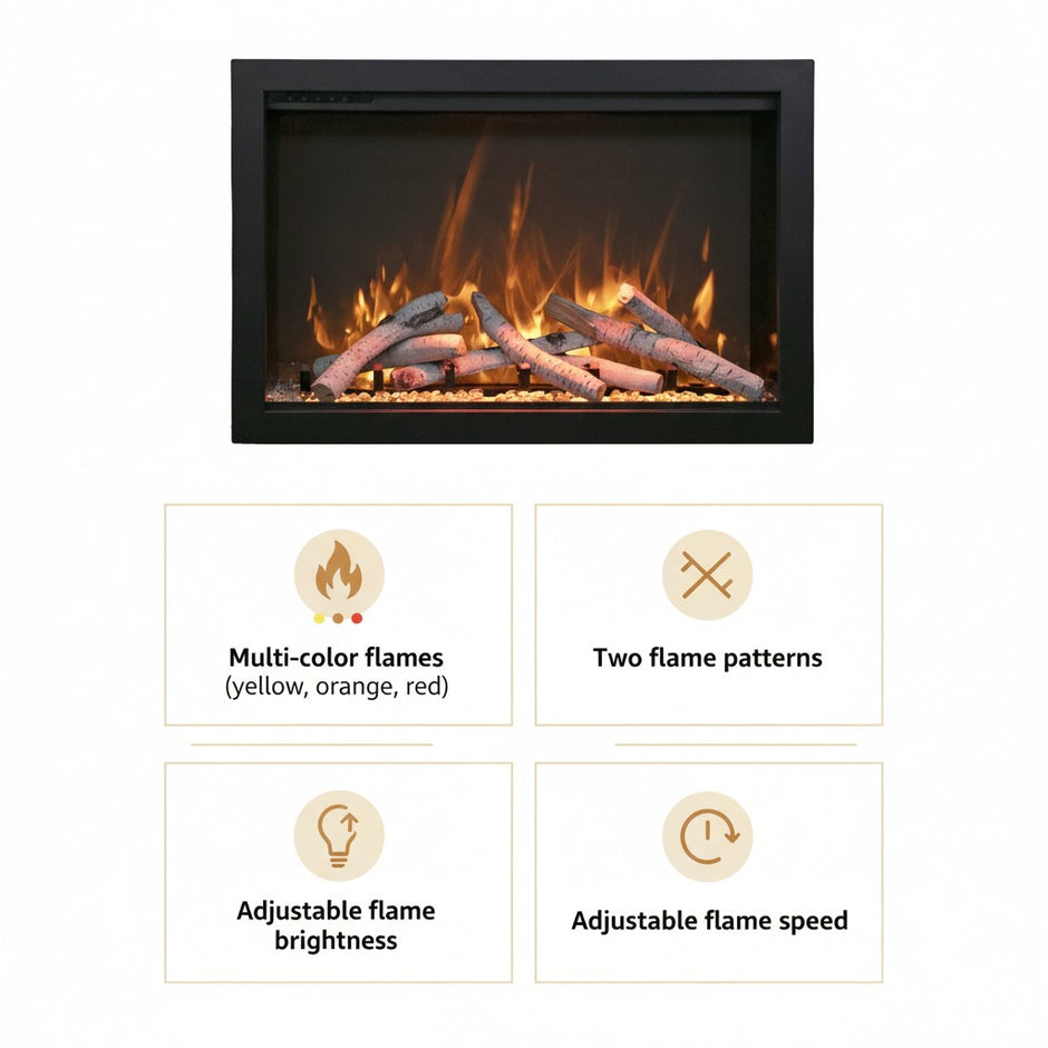 Amantii TRD Electric Fireplace
