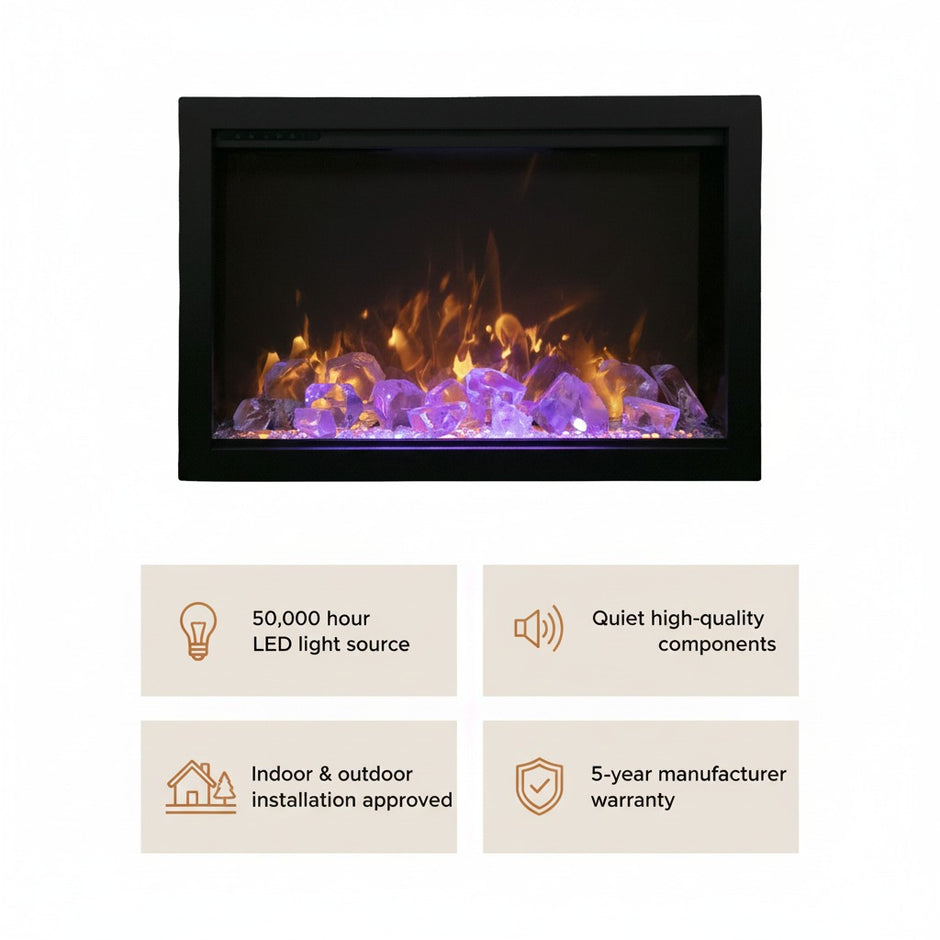 Amantii TRD Electric Fireplace