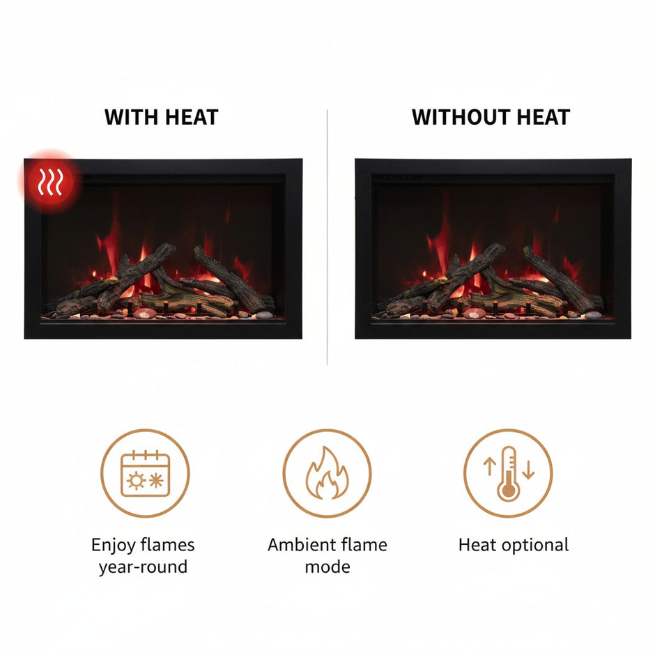 Amantii TRD Bespoke Electric Fireplace