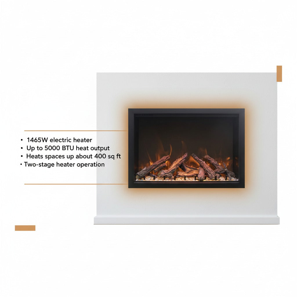 Amantii TRD Bespoke Electric Fireplace