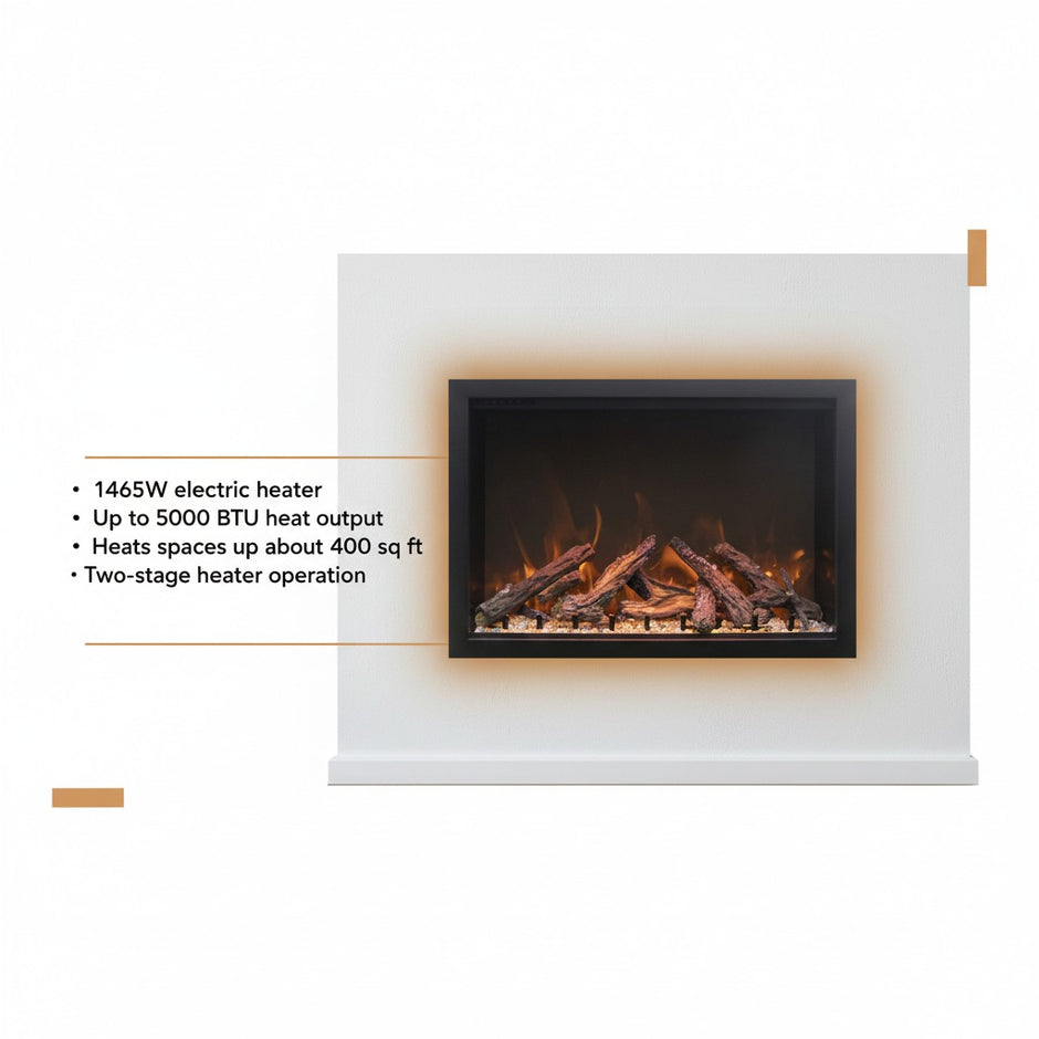 Amantii TRD Bespoke Electric Fireplace