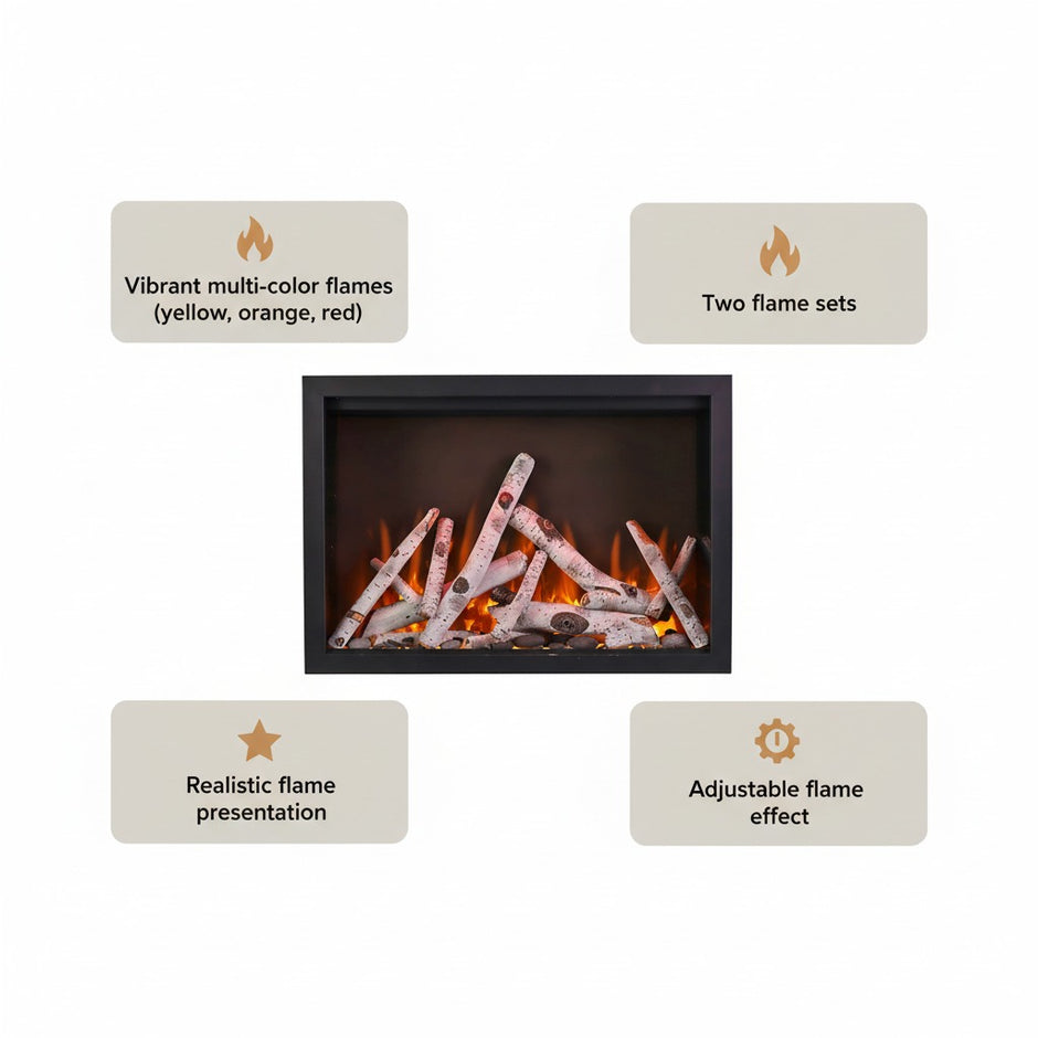 Amantii TRD Bespoke Electric Fireplace