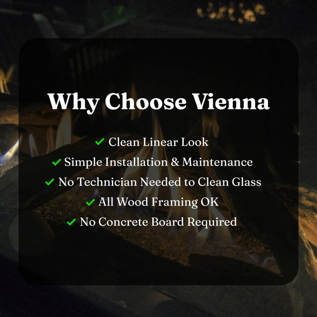 Vienna – Linear Style Gas Fireplace